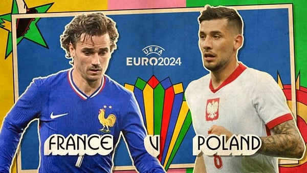 កំណត់អត្តសញ្ញាណ France vs Poland 23:00 មិថុនា 25 អឺរ៉ូ 2024