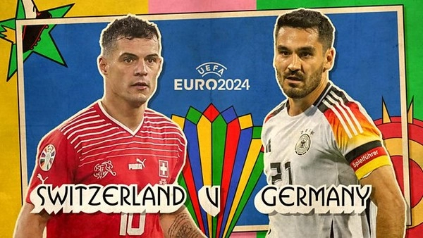 កំណត់អត្តសញ្ញាណ Switzerland vs Germany 02:00 ខែមិថុនា 24 អឺរ៉ូ 2024